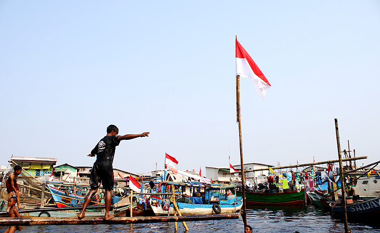 Nelayan di Jakarta Utara. Robinsar Nainggolan