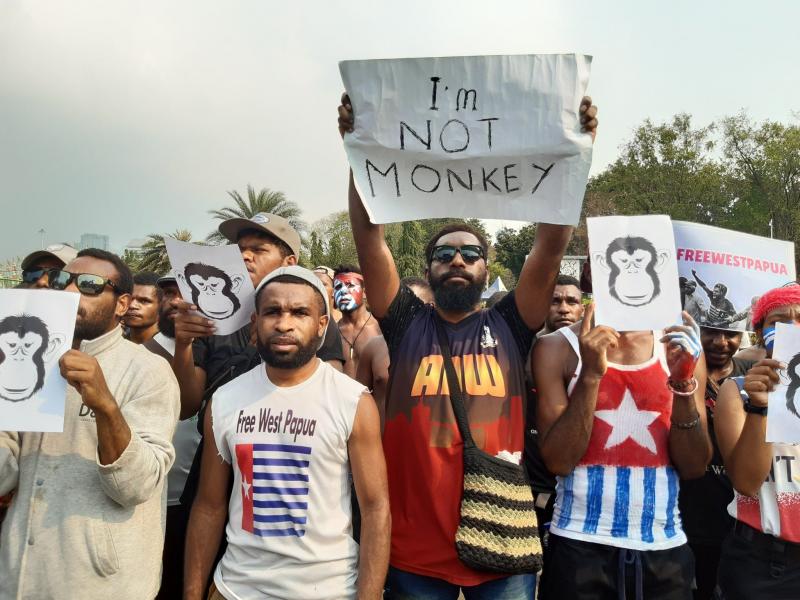Unjuk rasa orang Papua (Kompasiana.com)