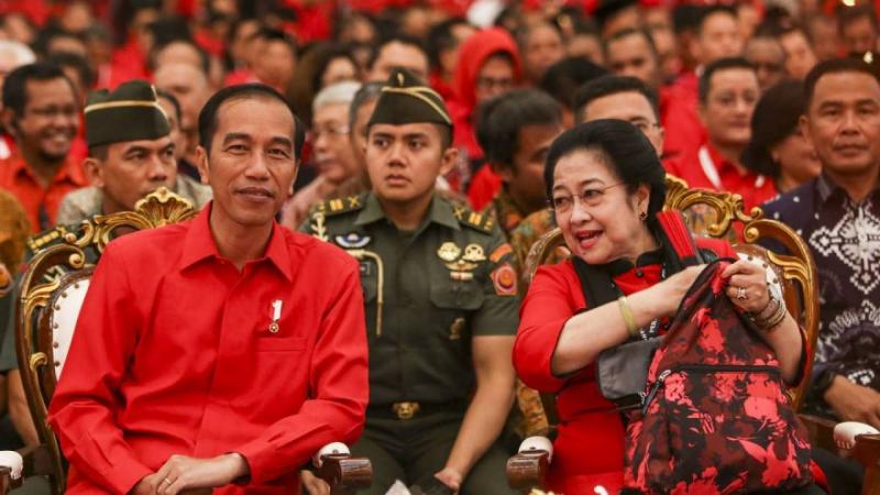 Joko Widodo dan Megawati (Telegraf)