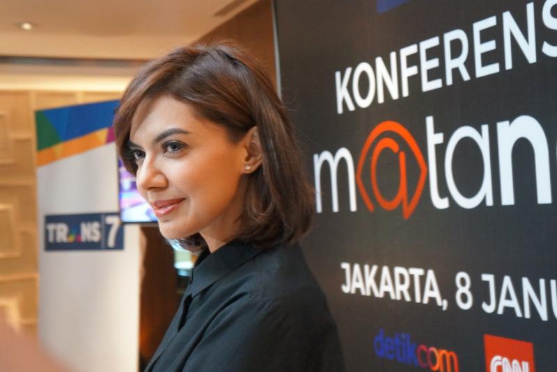 Jurnalis dan pembawa acara Najwa Shihab (The Jakarta Post)