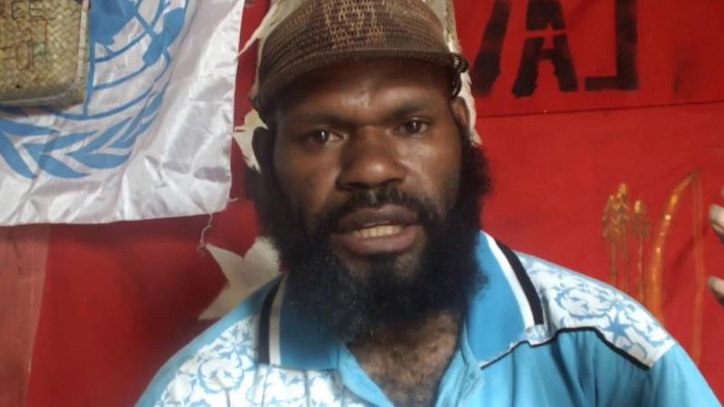Ketua Komite Nasional Papua Barat (KNPB) Agus Kossay (kastara.id)