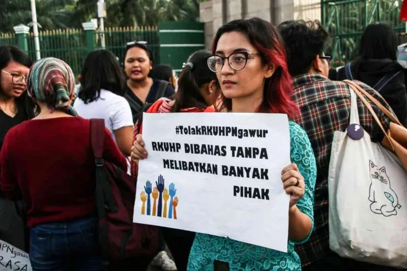 Aksi tolak RKUHP (sahabaticw.org)