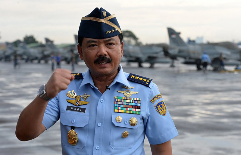 Mantan Panglima TNI Marsekal Hadi Tjahjanto kini menjadi Menteri ATR (ist)