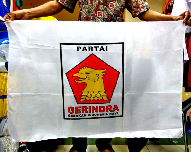 Bendera Partai Gerindra (Surabayaberita.com)
