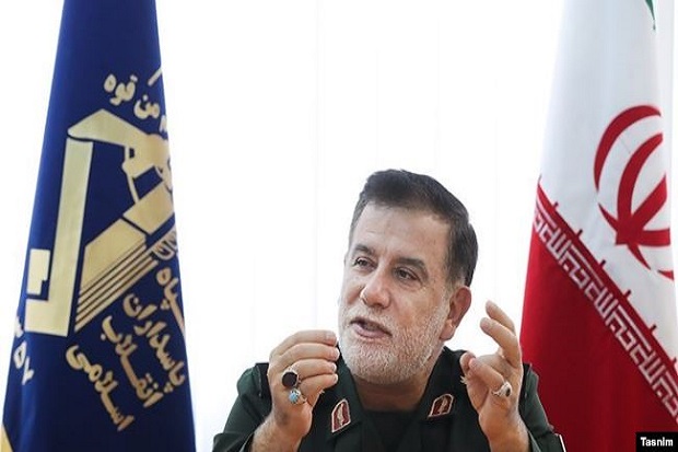 Wakil Komandan Korps Garda Revolusi Islam (IRGC) Brigadir Jenderal Abbas Nilforoushan. Foto/Tasnim