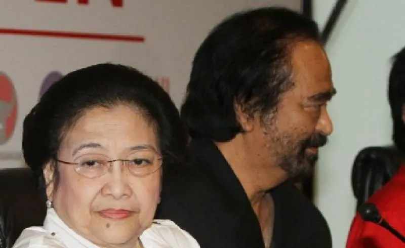 Ketum PDIP Megawati Soekarnoputri dan Ketum NasDem Surya Paloh (Asianpost.id)