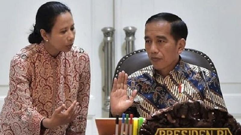 Presiden Jokowi dan Menteri BUMN Rini Soemarno (Harianaceh)