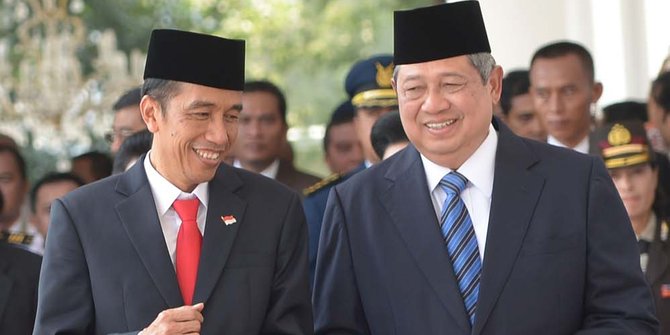 Jokowi dan SBY (merdeka)