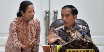Menteri BUMN Rini Soemarno Dan Presiden Jokowi (Harianaceh)