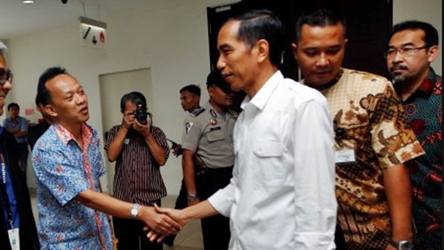 Pepih Nugraha dan Presiden Joko Widodo (gelora.co.)