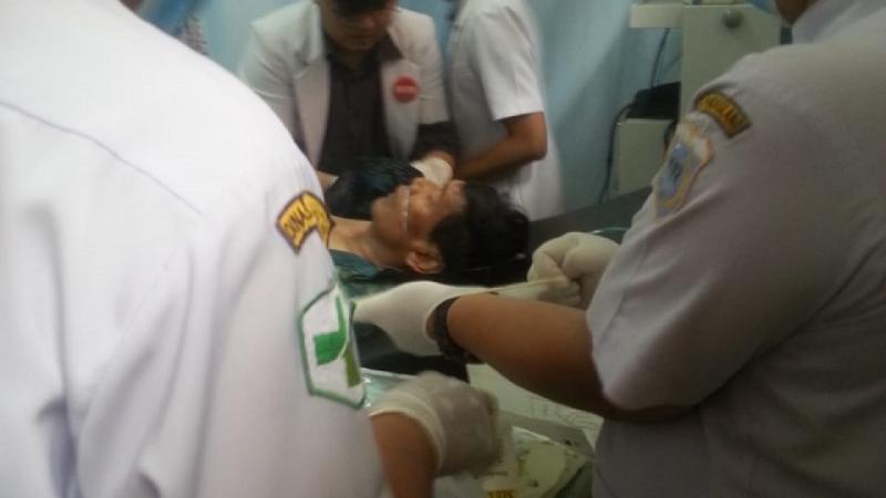 Wiranto saat dirawat di rumah sakit pascapenusukan (Breakingnews)