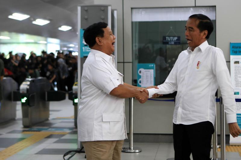 Ketum Gerindra Prabowo Subianto dan Presiden Joko Widodo (The Jakarta Post)