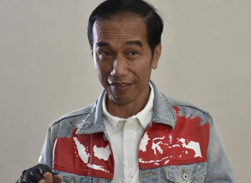 Jaket Denim Presdiden Jokowi (Ist)