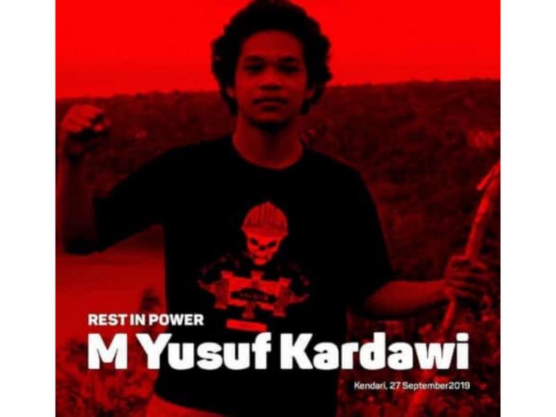 Yusuf Kardawi, salah satu mahasiswa UHO yang tewas saat demo (kanalkalimantan.com)