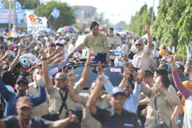 Prabowo dan pendukungnya saat pilpres 2019. (inisiatifnews)