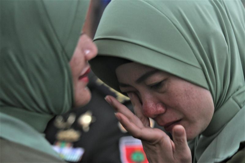 Irma Nasution, istri eks Dandim Kendari, Kolonel Hendi Suhendi, (Antara)