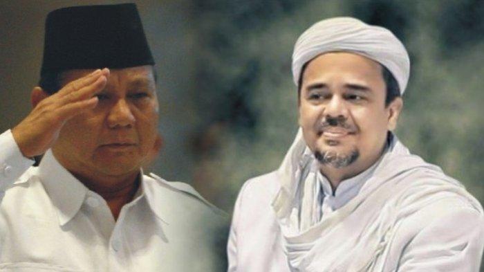 Kolase Prabowo Subianto & Habib Rizieq Shihab (tribun)
