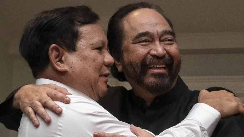 Prabowo dan Ketum NasDem Surya Paloh (Detik)