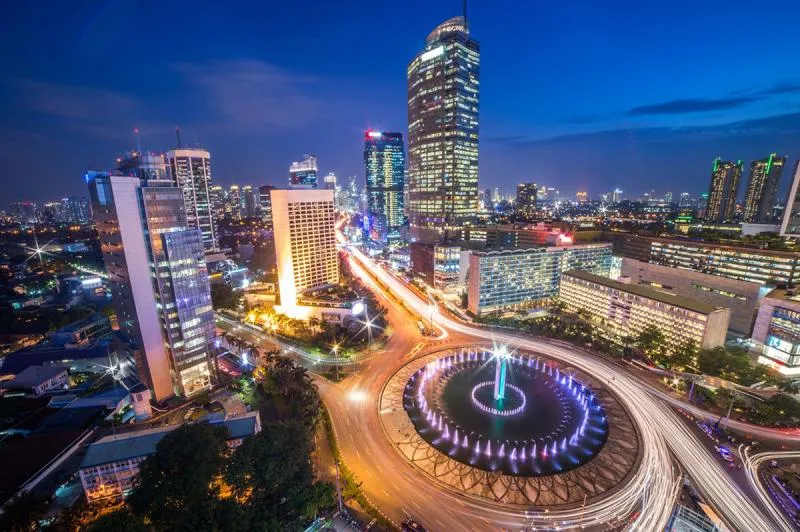 Potret Jakarta di malam hari (Foto: Kumparan)