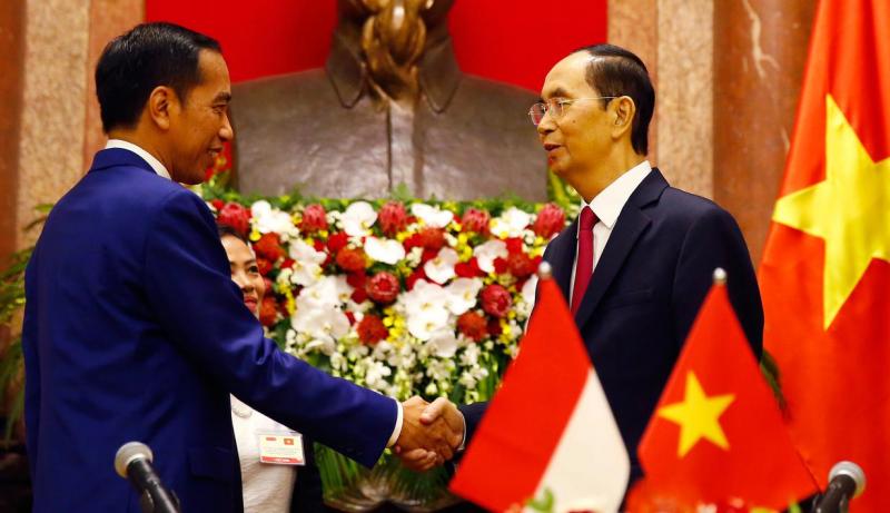 Presiden Indonesia dan pimpinan Vietnam (Liputan6.com)