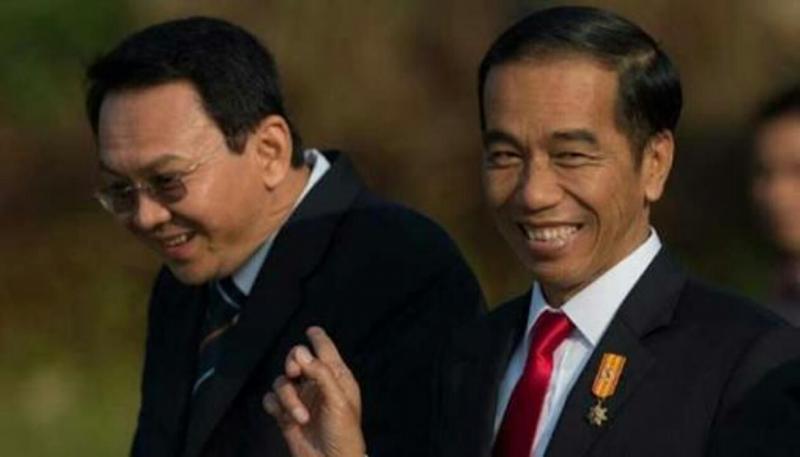 Eks Gubernur DKI Jakarta Ahok dan Presiden Jokowi (Spiritriau.com)
