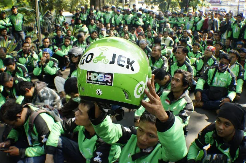 Demo driver gojek (tirto.id)