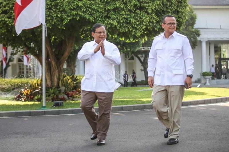 Ketum dan Waketum Gerindra Prabowo Subianto-Edhy Prabowo (medcom.id)