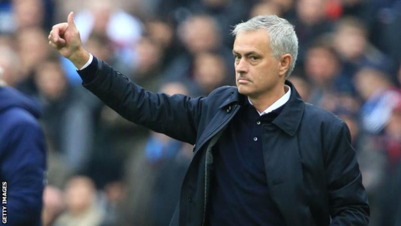 Jose Mourinho kini melatih Tottenham Hotspurs (Foto: Getty Image/BBC Sport)