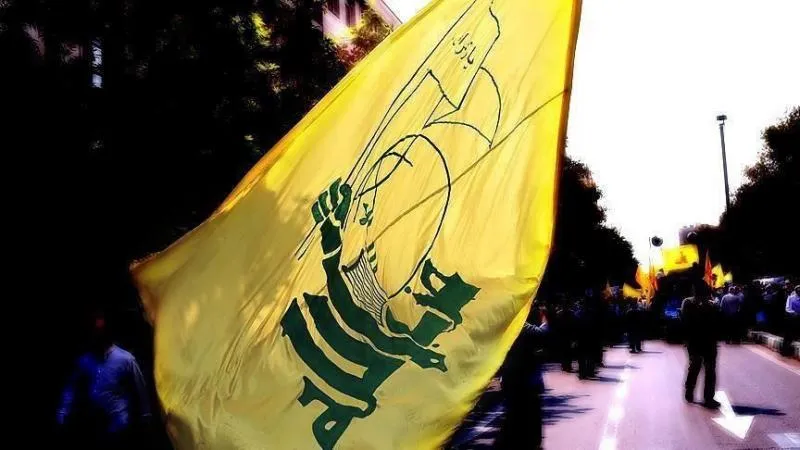 Ilustrasi: Bendera Hizbullah. (Foto file-Anadolu Agency)
