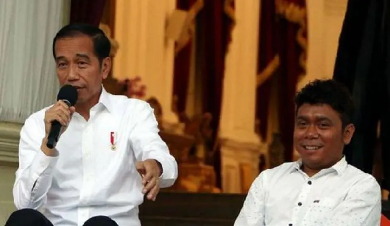 Presiden Jokowi Memperkenalkan Gracia Billy Mambrasar. (dream)
