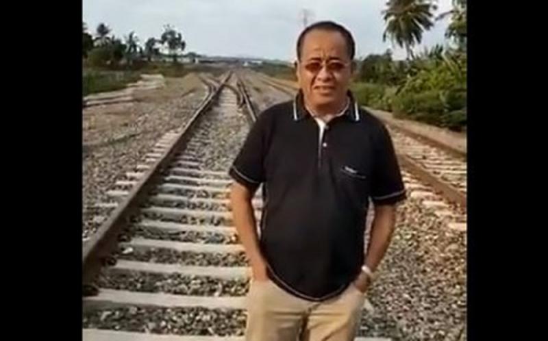 Said Didu Sidak Proyek pembangunan kereta api di Sulawesi. (rmol.id)