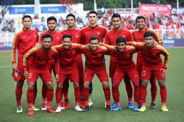 Timnas Indonesia U-23 yang berlaga di SEA Games 2019 Filipina (Kompas)
