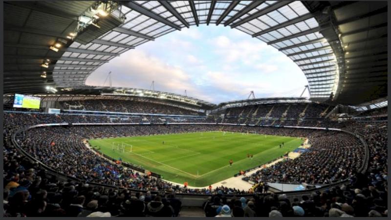 Suasana Etihad Stadium jelang derbi Manchester (Foto: Manchester City Official)