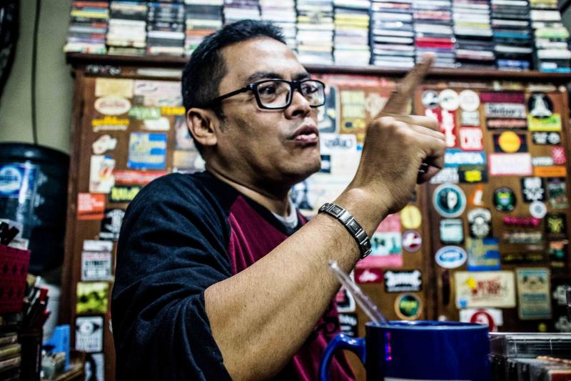 Irham Vickry, Pemilik DU 68 Musik (law-justice.co/Teguh Vicky Andrew)