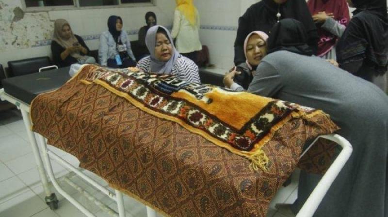 Mayat balita Ahmad Yusuf Ghozali (4) masih di rumah sakit. Mayatnya ditemukan warga di Samarinda Ulu. (tribunkaltim)