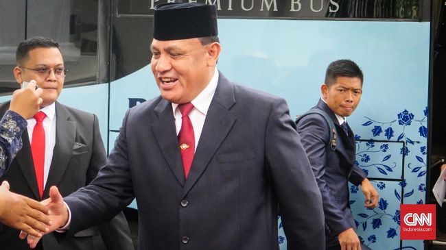 Ketua KPK Periode 2019-2023 Komjen Pol Firli Bahuri. (Foto: CNN Indonesia/ Feri Agus Setyawan)
