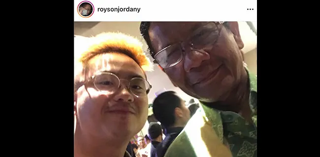 Mahfud MD dan Royson Jordany (RMOL)