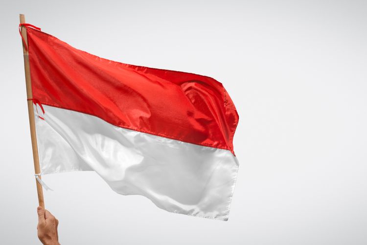 Ilustrasi Bendera Merah Putih. (Foto: Kompas.com/Shutterstock)