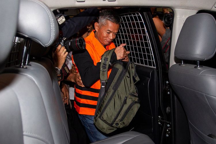 TErsangka Kasus Suap, Wahyu Setiawan. (Kompas.com)