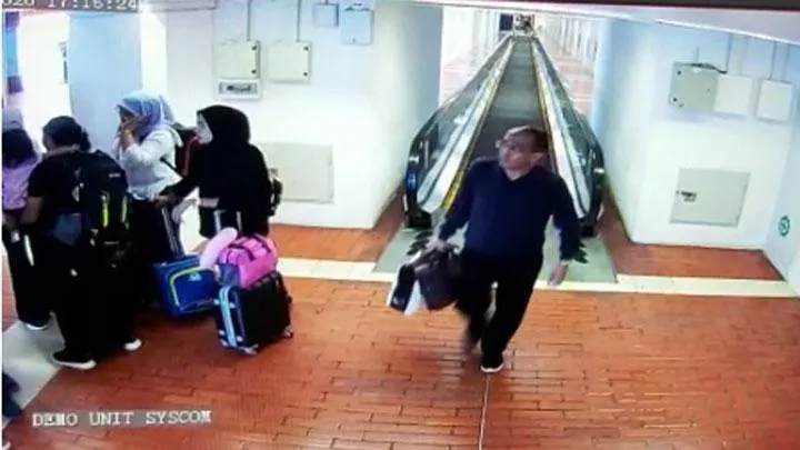 Rekaman CCTV Harun Masiku di Bandara. (Tempo.co)