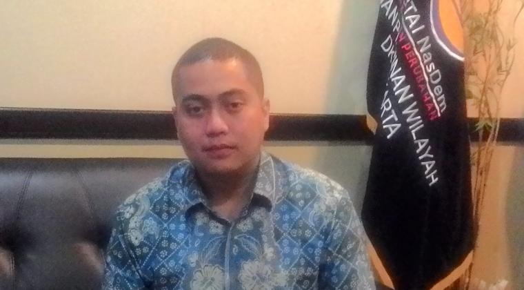 Anggota DPRD DKI Jakarta dari Partai Nasdem Wibi Andriano (Harian Nasional)