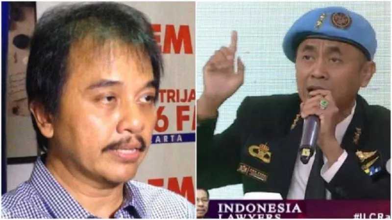 Kolase Foto Roy Suryo dan Rangga Sunda Empire. (Seword)