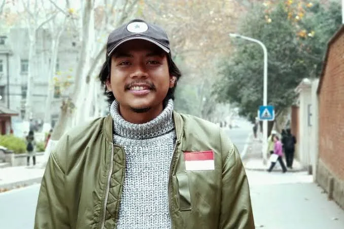 Fadli seorang Mahasiswa yang sedang menempuh pendidikan di kota Wuhan  (Jakartasatu)