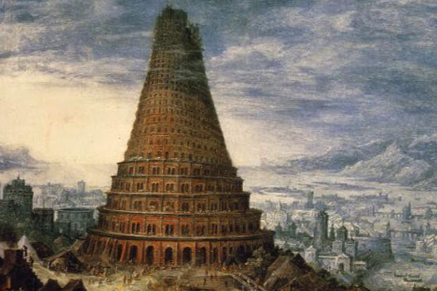Menara babel dikisahkan dibangun Raja Namrud untuk menemui Allah. Foto : Ilustrasi/Sindonews