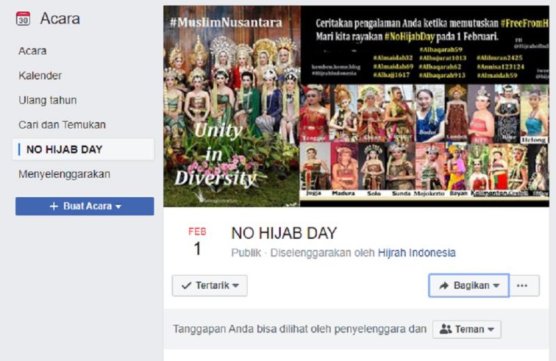 Kampanye No Hijab Day. (mysharing.co)