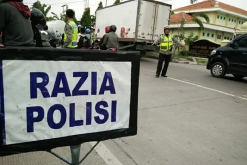 Ilustrasi Razia Polisi. (Medcom.com).