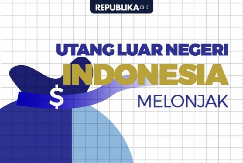 Utang Indonesia melonjak dan totalnya mencapai Rp6.527 triliun hingga April 2021 (Republika)
