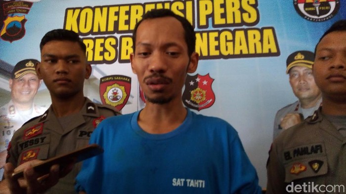 Kirah alias Bolot tersangka pembunuhan dan pelecehan bocah SD di Banjarnegara (detikcom)