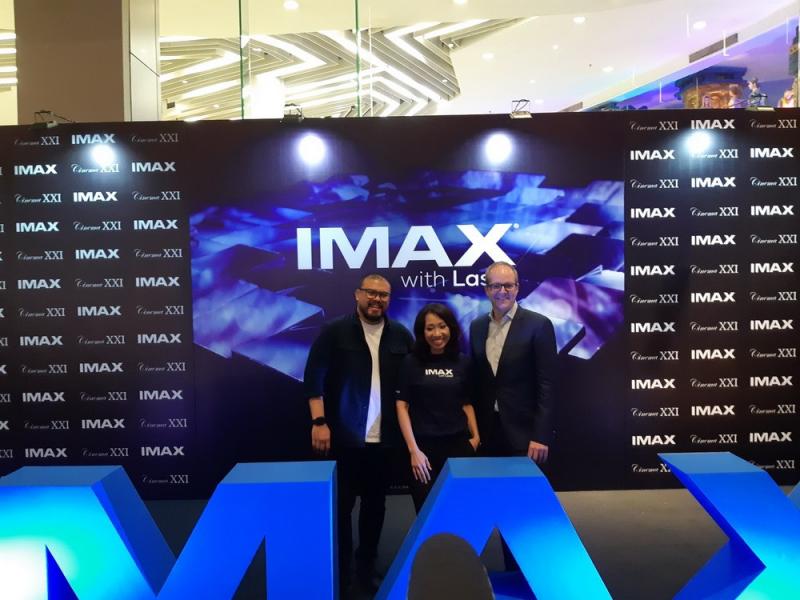 Jumpa pers IMAX with Laser (Foto: Medcom/Abas)