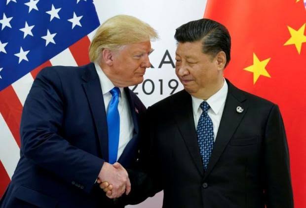 Presiden Amerika Serikat dan Presiden China (Sindo news)